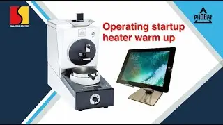 Probat sample roaster วิธีใช้งาน Operating startup heater warm up