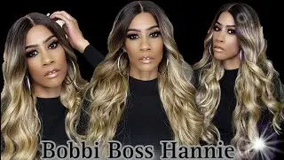 BLONDE WAVES FOR THE SUMMER! BOBBI BOSS HHB GLUELESS WIG/HANNIE!
