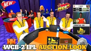 🔥World Cricket Battle-2 IPL Auction First Look | Realistic Faces, Real Players & Many More |