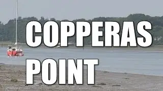 Copperas Point - Chichester Harbour beach fishing mark, West Sussex, South Coast, England, Britain