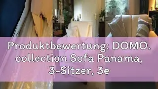 Produktbewertung: DOMO. collection Sofa Panama, 3-Sitzer, 3er Couch, Garnitur, Polstersofa, 207 x 91