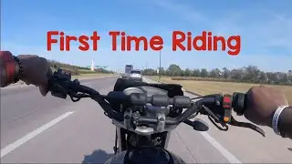 First Time Riding A Motorcycle In A Year!!