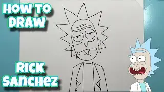 How To Draw Rick Sanchez | Rick and Morty #drawing #ricksanchez