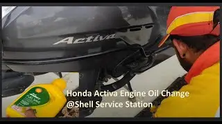 Honda Activa Oil Change | Shell Advance Fuel Save
