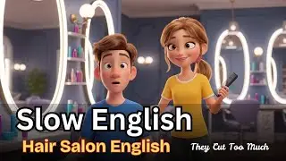 They Cut Too Much! | Easy Hair Salon English For Beginners | Daily English Conversation