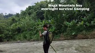 Naga Mountain boy: Overnight survival camping | Cooking A-Z Vitamin | Most interesting vlog 