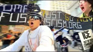 I Rode My Mini E Moto Thru An ICE Protest!
