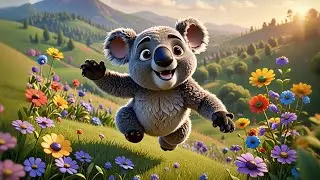 Kiki Koala Slides Down | Animal Adventure Song for Kids | Nursery Rhymes and Baby Songs