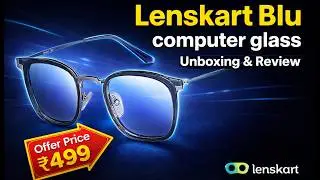 Lenskart Blue Cut Computer Glass Unboxing 😱 | Sach Me Kaam Karta Hai? Honest Review #lenskart #glass