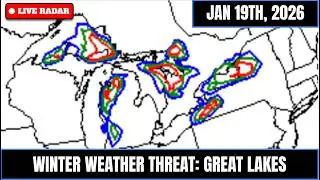Live Radar for 1/19/26 | HEAVY LAKE EFFECT SNOW