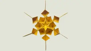 C&oacute;mo plegar el Copo Solar ❄️- Tutorial de figura navide&ntilde;a 🎄🎅