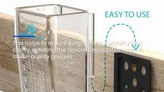 Get This 150mm-Capacity Heavy-Duty Dual-Scale Rain Gauge As A Gift For Gardeners