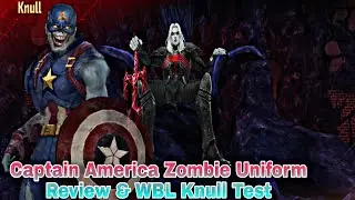 Captain America Zombie Uniform Review & WBL Knull Test - Marvel Future Fight