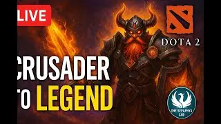 Live Dota 2 Rank Game |Crusader Grind to Legend | The Seraphyx Lab