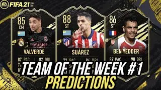 FIFA 21 TEAM OF THE WEEK 1 PREDICTIONS !! FUT 21 TOTW 1 ft. IF Ben Yedder , IF Suarez , IF Valverde