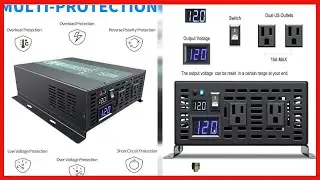 WZRELB 1500W Pure Sine Wave Inverter Generator: Reliable Power Backup for Home and Vehicle