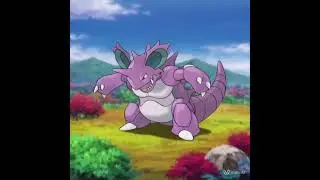 Pok&eacute;mon Evolution - Nidorino Evolve into Nidoking (Square Crop)