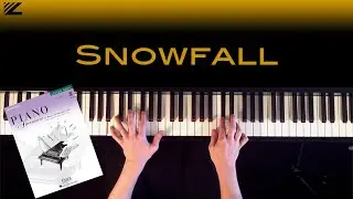 Snowfall - Piano Adventures Level 3B Tutorial