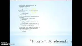 Referendums