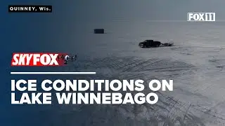 SKYFOX scouts Lake Winnebago in January 2026; aerial drone video