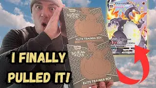 I Pulled Shiny Charizard VMAX From 2 Shining Fates Pokemon Boxes