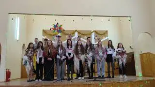 Колядують учні 7-А класу. Філіп М.П.