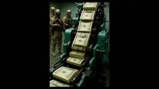 The dollars makes factory printing US Dollar #dollar #money #printing