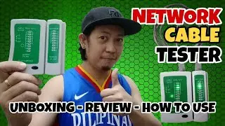RJ45 & RJ11 NETWORK CABLE TESTER | Unboxing, Review and How to Use