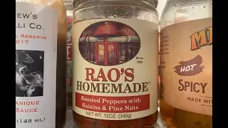 Rao's Roasted Red Peppers, Raisins and Pine Nuts! Sounded interested, but how will it taste?