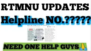 RTMNU Exam Updates | No Helpline Numbers Yet | Rtmnu Final Year Exam Updates |