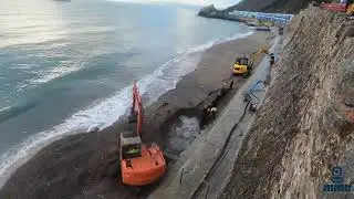 Seawall repair and sheet piling (Part 1)