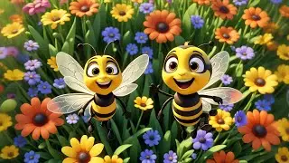 Four Busy Bees Buzz All Day + More Nursery Rhymes & Kids Songs