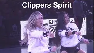 Clippers Spirit (Los Angeles Clippers Dancers) - NBA Dancers - 12/1/2019 dance performance