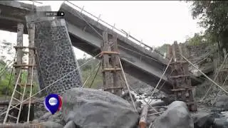 Jembatan Kaligung di Tegal roboh dan terbelangkalai - NET24
