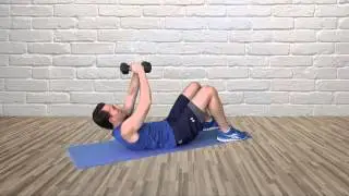 Dumbbell Fly + Crunch - VimoFit Android Wear Fitness + Apple Watch Fitness