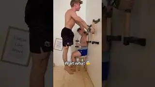 Gravity went crazy 😨 #calisthenics