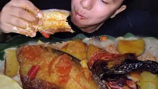 Best mukbang ever eating smoke pork after long time #kentsvlog