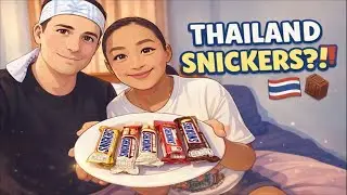 Trying Thailand&rsquo;s Exclusive Snickers Flavors 🇹🇭 | Couples Chocolate Taste Test