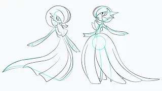 Como Desenhar Gardevoir e Mega Gardevoir de Pokémon ✨💖🌀 | Mega Evolução Passo a Passo