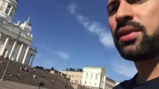 Russian tourist in Finland
