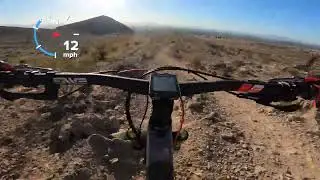 Made it to Cleod 9 trail in Summerlin from the house ...It's our Local Jump trail that no one Jumps