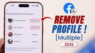 How to Remove Account From Account List on Facebook App!