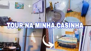 TOUR NA MINHA CASINHA DE 3 COMODOS