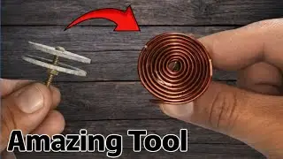 How to make induction coil tool at home l nichrome wire coil kese banaye l copper wire coil maker