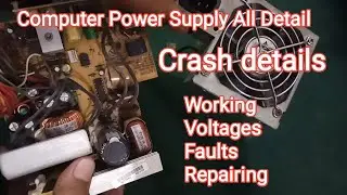 How to Repair Computer Power Supply | SMPS detail working voltage faults and repair