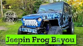 jeepin frog bayou in Rudy Arkansas