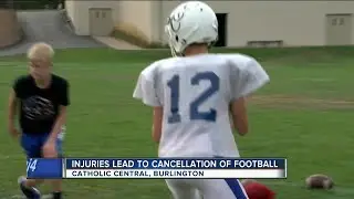 Catholic Central High School cancels football season for players' safety