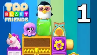Прохождение игры Tap Blast Friends, часть 1 | iOS, Android, Казуальная игра-головоломка