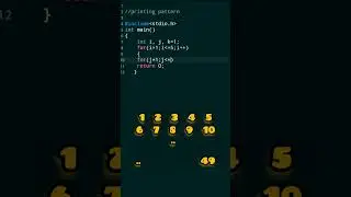 Printing pattern in c programming 