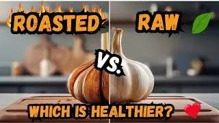 Roasted vs. Raw Garlic:🧄 Which One is Better for Your Health? 🤔 🔥
